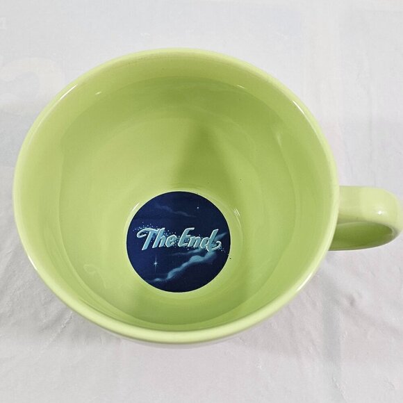 Disney Store Peter Pan Tinker Bell Oversized Green 20 Oz Ceramic Mug Cup - Picture 14 of 16